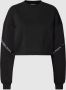 Calvin Klein Jeans Kort sweatshirt met logostrepen - Thumbnail 3