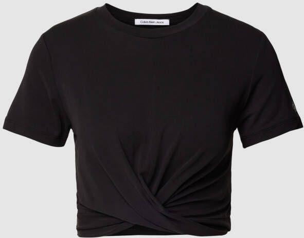 Calvin Klein Jeans Kort T-shirt met labelstitching