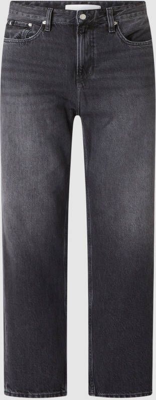 Calvin Klein Jeans Korte 90s straight fit jeans van katoen