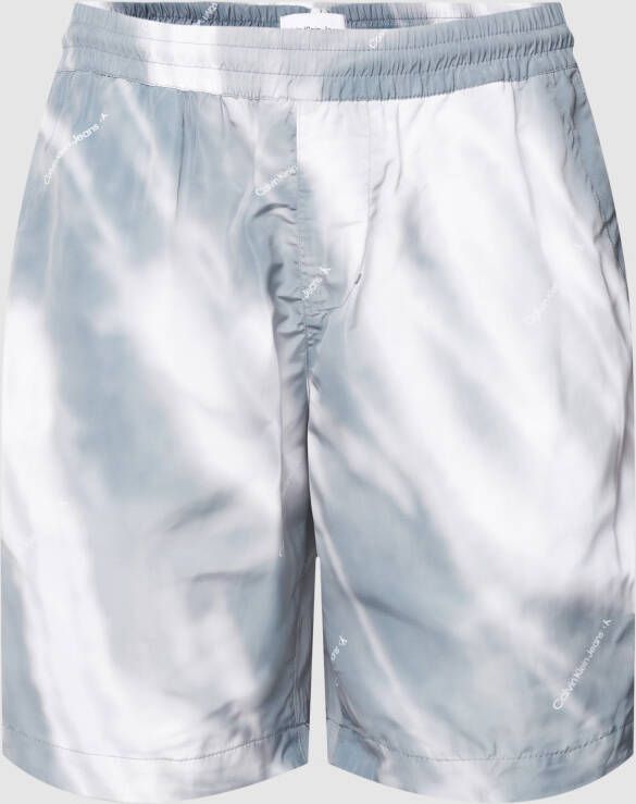 Calvin Klein Jeans Korte broek in batiklook model 'GRAPHIC WOVEN SHORT'