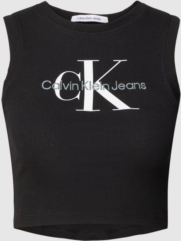 Calvin Klein Jeans Korte top met logoprint