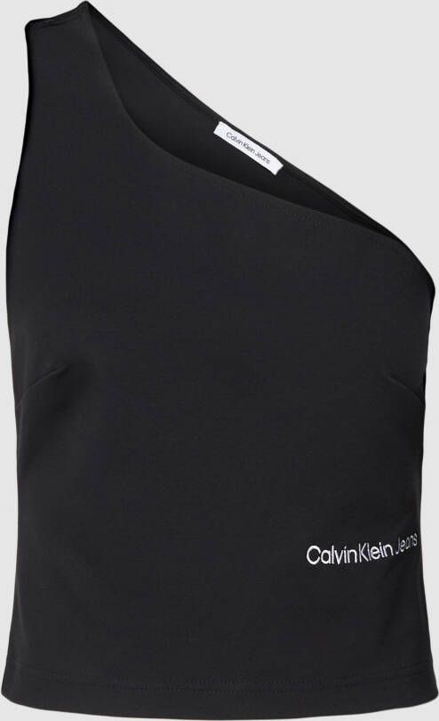 Calvin Klein Jeans Back Asym CUT OUT MI J20J220788Beh Zwart Dames