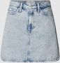 Calvin Klein Jeans Minirok in denimlook met 5-pocketmodel - Thumbnail 1