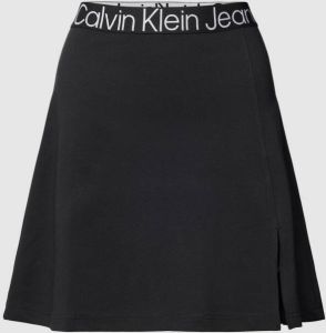 Calvin Klein Jeans Minirok met elastische band met logo model 'MILANO'