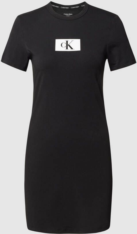 Calvin Klein Nachthemd S S NIGHTDRESS met merklabel