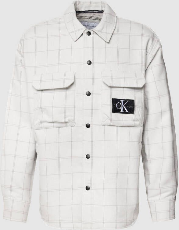 Calvin Klein Jeans Overhemdjack met ruitmotief model 'SHADOW