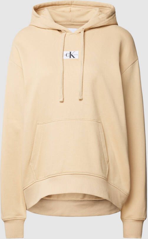Calvin Klein Jeans Oversized hoodie met labelpatch