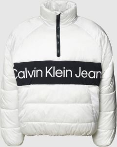 Calvin Klein Jeans Parka met labelprint model 'NSTITUTIONAL'