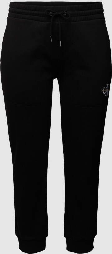 Calvin Klein Jeans Plus Jogpants PLUS MONOGRAM JOG PANTS met calvin klein logo-borduursel op de pijp