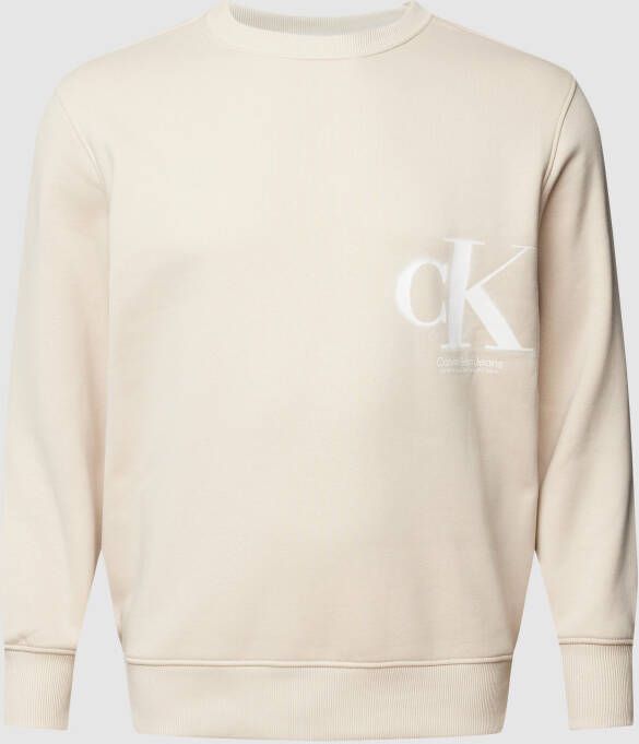 Calvin Klein Jeans Plus SIZE sweatshirt met labelprint