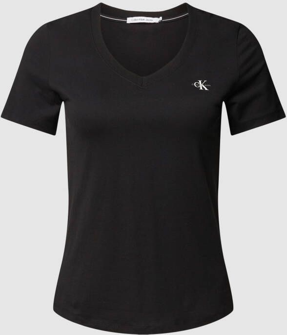 Calvin Klein Jeans Plus SIZE T-shirt met logoprint model 'MONOLOGO'