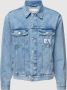 Calvin Klein Jeans Regular fit jeansjack met labelpatch - Thumbnail 1