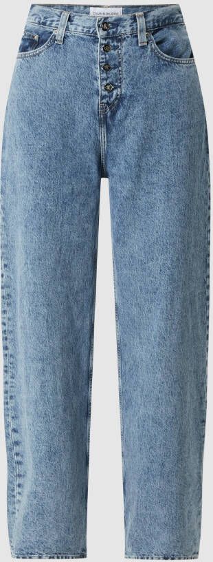 Calvin Klein Jeans Klassieke Straight Fit Denim Jeans Blue Dames