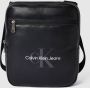Calvin Klein Jeans Verstelbare Crossbody Tas Effen Patroon Black Heren - Thumbnail 1