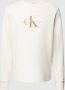 Calvin Klein Jeans Shirt met lange mouwen en wafelstructuur model 'ARCHIVAL' - Thumbnail 7