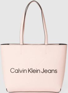 Calvin Klein Jeans Shopper met labeldetail