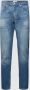 Calvin Klein Washed-out Slim Fit Jeans met Logo Detail Blauw Heren - Thumbnail 1