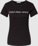 Calvin Klein T-shirt CORE INSTITUTIONAL LOGO SLIM FIT TEE met -logo-opschrift - Thumbnail 2