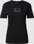 Calvin Klein Jeans Zwart Print T-shirt voor vrouwen Black Dames - Thumbnail 1