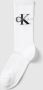 Calvin Klein Gedrukte Slip-On Witte Katoenmix Ondergoed White Heren - Thumbnail 1