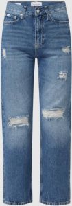 Calvin Klein Jeans Straight fit high rise jeans met stretch