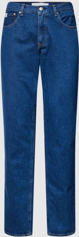 Calvin Klein Jeans Straight fit jeans van katoen model 'AUTHENTIC'