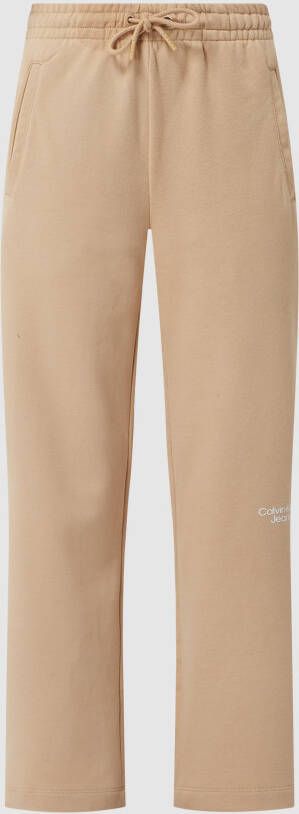 Calvin Klein Sweatpants STACKED LOGO WIDE LEG JOG PANT Met JEANS logobadge