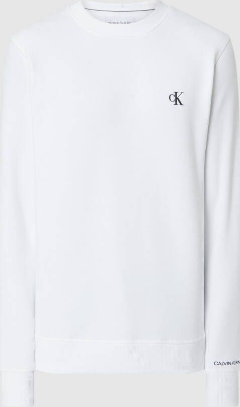 Calvin Klein Jeans Sweatshirt met geborduurd logo