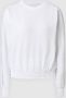 Calvin Klein Witte katoenen trui met borduursel Wit Dames - Thumbnail 2
