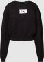 Calvin Klein Sweatshirt L S SWEATSHIRT in cropped look - Thumbnail 1
