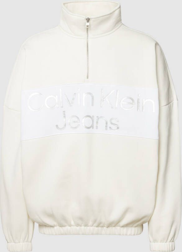 Calvin Klein Jeans Sweatshirt met schipperskraag