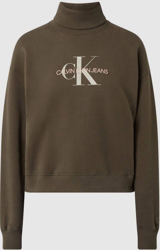 Calvin Klein Jeans Sweatshirt van biologisch katoen