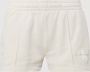 Calvin Klein Gebroken Wit Shorts Monogram Logo Sweatshort - Thumbnail 2