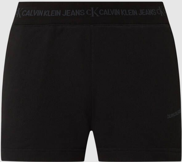 Calvin Klein Jeans Sweatshorts van biologisch katoen