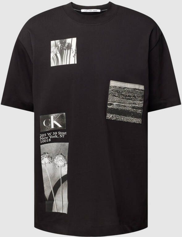 Calvin Klein Verhoog je casual garderobe met hoogwaardige T-shirts Black Heren