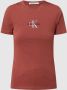 Calvin Klein Shirt met ronde hals MONOGRAM LOGO SLIM FIT TEE met jeans logoprint - Thumbnail 2
