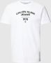Calvin Klein Jeans Heren Print T-shirt Wit Korte Mouw White Heren - Thumbnail 2