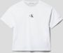 Calvin Klein Jeans Boxy fit T-shirt met logoprint en ronde hals - Thumbnail 1