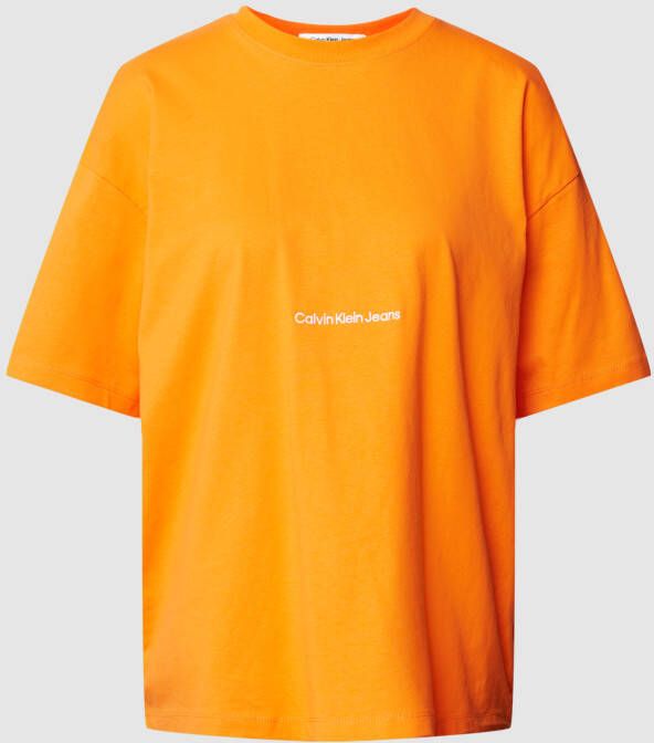 Calvin Klein Jeans T-shirt met labelstitching