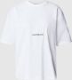 Calvin Klein Jeans T-shirt met labelstitching - Thumbnail 2
