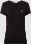 Calvin Klein T-shirt CK EMBROIDERY SLIM TEE met geborduurd ck-logo op borsthoogte - Thumbnail 3