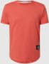 Calvin Klein Oranje T-shirt Badge Turn Up Sleeve - Thumbnail 2