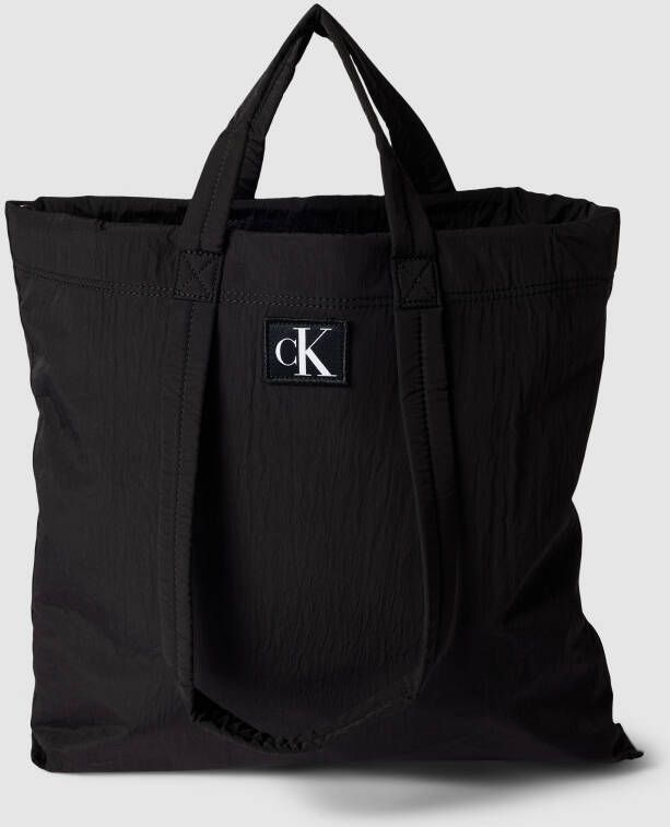 Calvin Klein Jeans Tote bag met labelpatch model 'City'