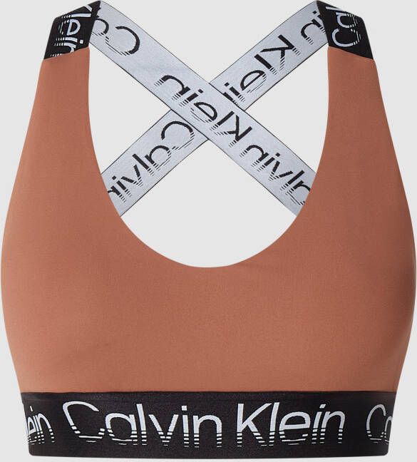Calvin Klein Performance Bustier met logo in band