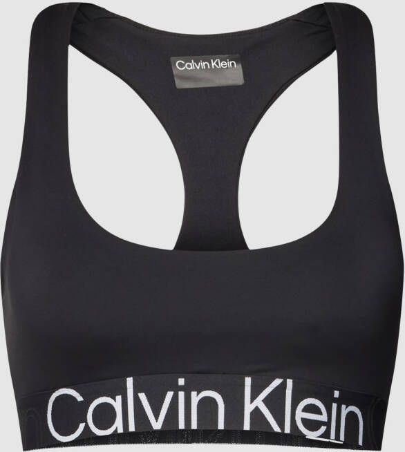 Calvin Klein Performance Bustier met racerback model 'Medium Support Sport'