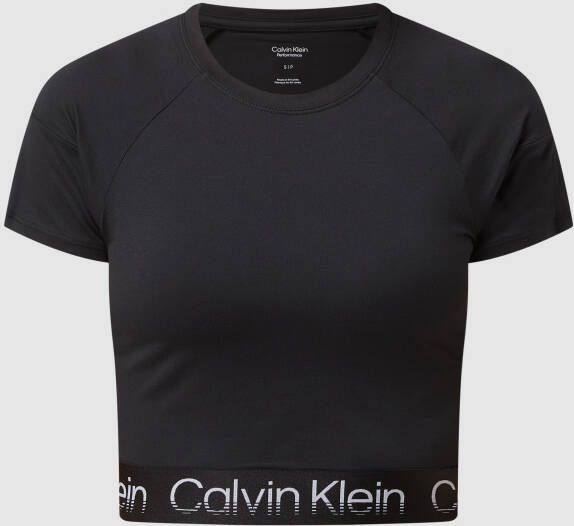 Calvin Klein Performance Shirt met korte mouwen WO SS Cropped T-Shirt