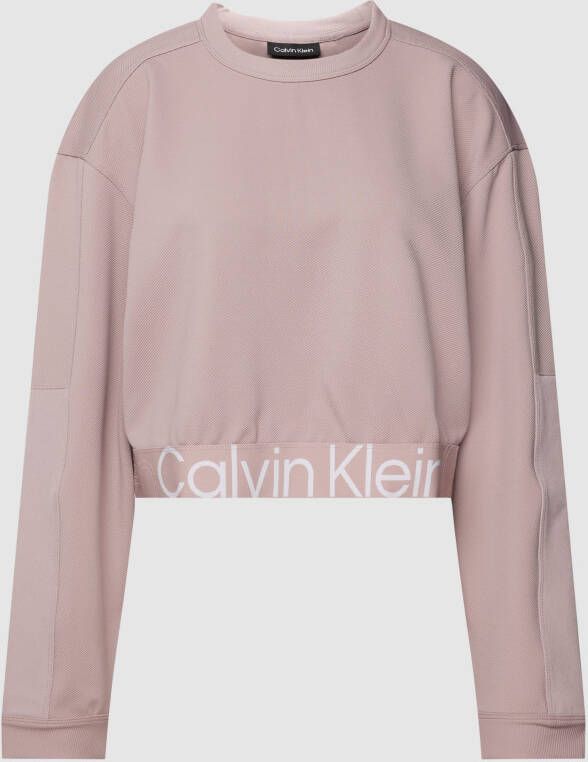 Calvin Klein Performance Sweatshirt met labeldetail