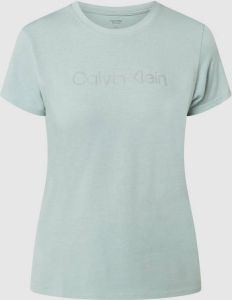 Calvin Klein Performance Shirt met ronde hals PW SS T-Shirt met markant ck-opschrift op borsthoogte