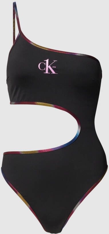 Calvin Klein Underwear Badpak met one shoulder-design