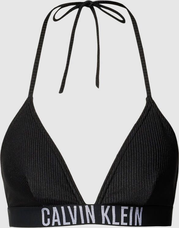 Calvin Klein Underwear Bikinitop met labeldetail model 'INTENSE POWER'